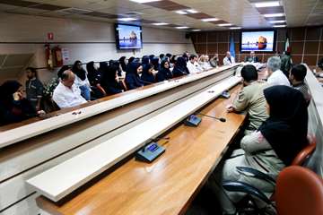 جشن پایان سال بیمارستان رفیده
